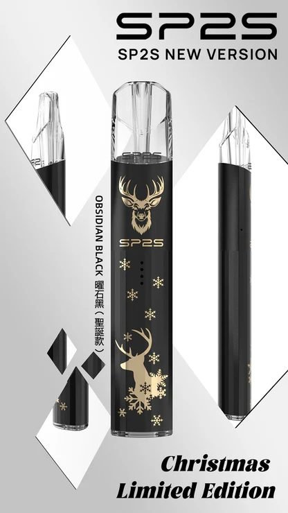 SP2S 鈦金屬浮雕主機 聖誕限定幻影光效系統 精準穩壓霧化核心 極致鈦金屬立體機身 完美相容各品牌一代煙彈 台灣現貨:圖片 7